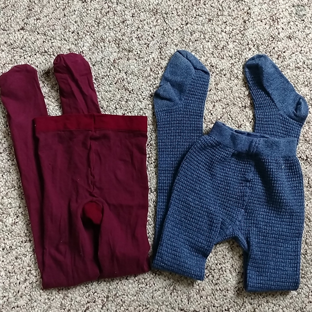 Girls tights, 2 pairs, size 8-10
